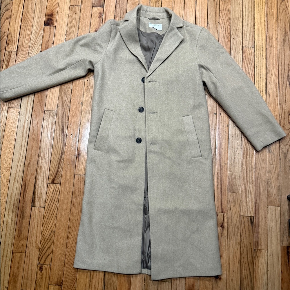 ASOS Tan Trench Coat Classic Longline Design